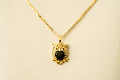 Owl Necklace Gucci Chain