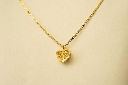 Tree Heart Necklace