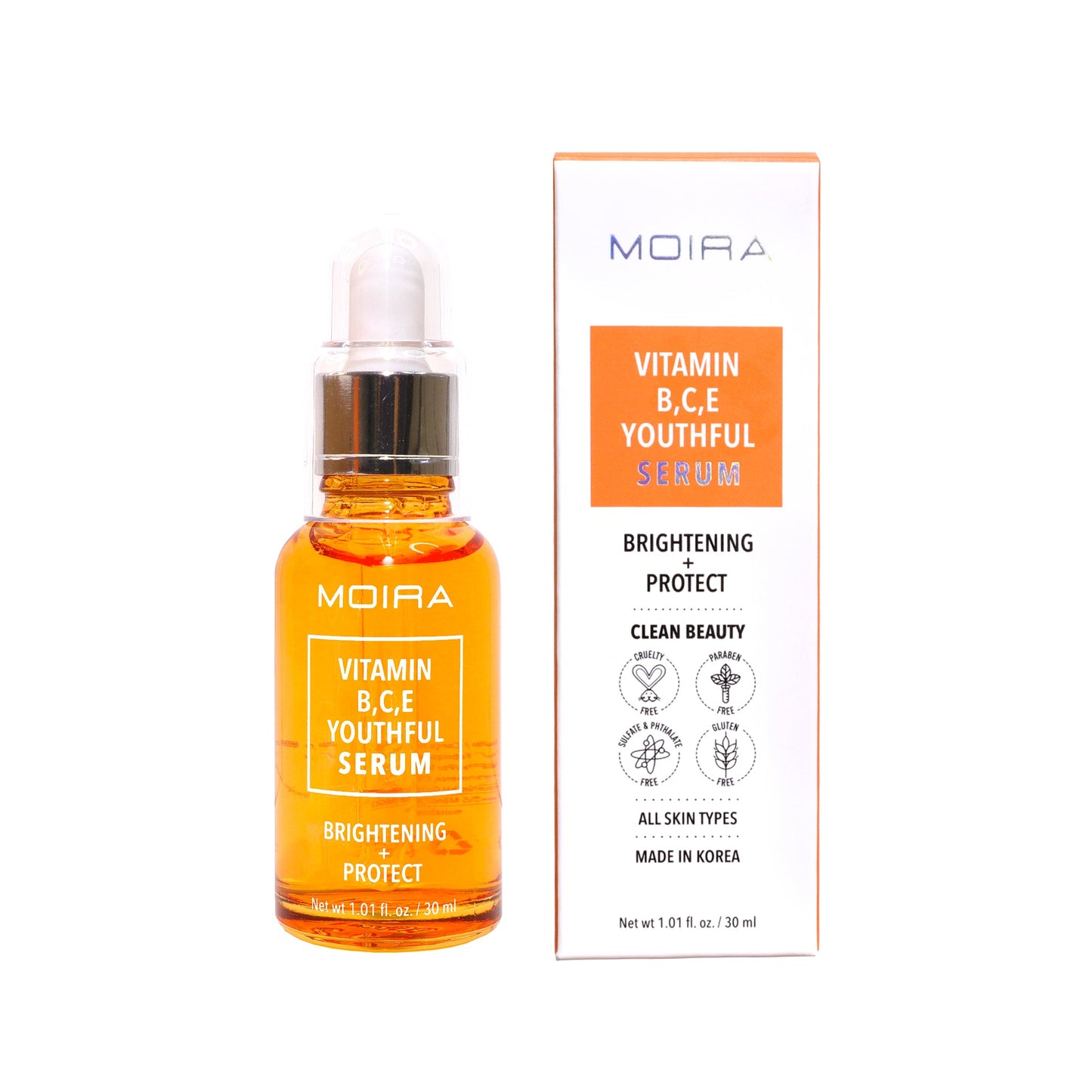 MOIRA FSR00.2 Vitamin B,C,E Youthful Serum 30mL/1fl.oz