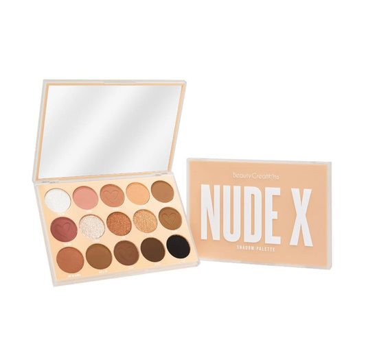 Eyes-Beauty Creations Nude X Eyeshadow Palette NXE15