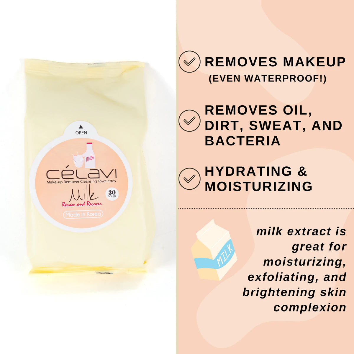 Celavi Milk Wipes 08